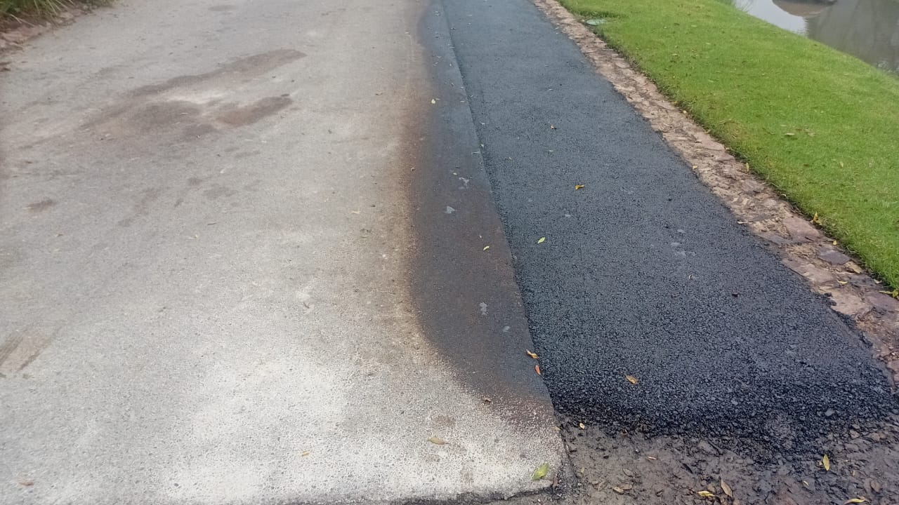 Heavy duty asphalt surfacing project